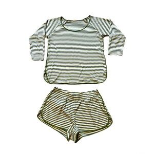 LAKE Women's Striped Pajama Set